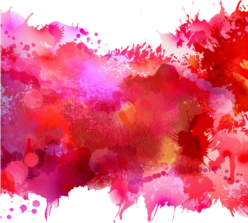 Free Wear Red Marks Png - Watercolor Calligraphy Background Design (500x469), Png Download