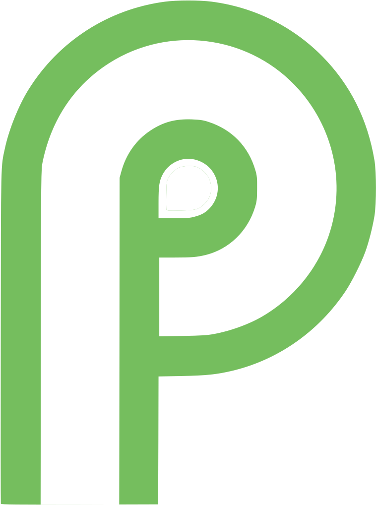 Android P Logo - Android P Icon Png (504x672), Png Download