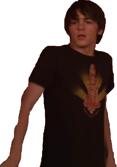 Drake Yeah Wheres The Door Hole - Drake & Josh (484x689), Png Download