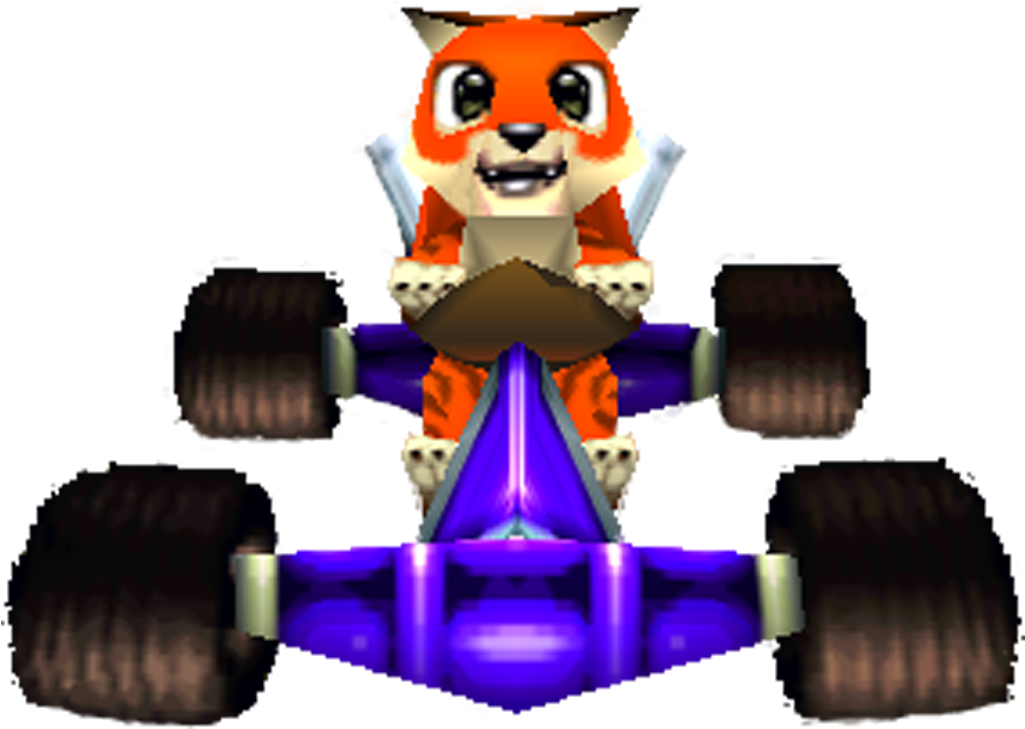 Ctr Pura In-kart - Crash Bandicoot Pura Kart (1024x768), Png Download