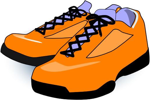28 Collection Of Tennis Shoes Clipart Png - Closed Toed Shoes Clip Art (600x348), Png Download