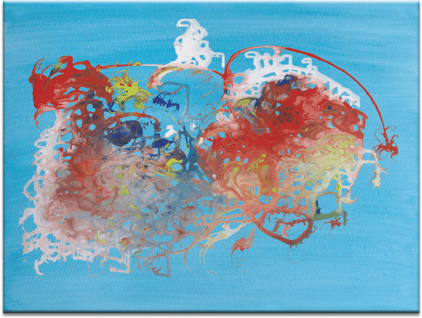 Heartbeat - Gerahmtes Leinwandbild „heartbeat“ Von Brenda Meynell, (900x900), Png Download