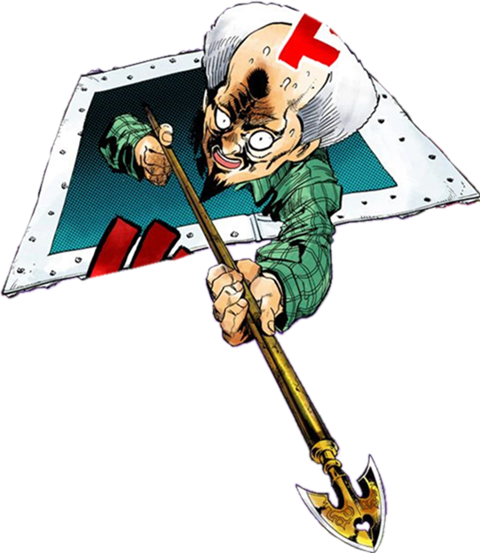 Atomheartfather With Arrow - Atom Heart Father Jojo (541x623), Png Download