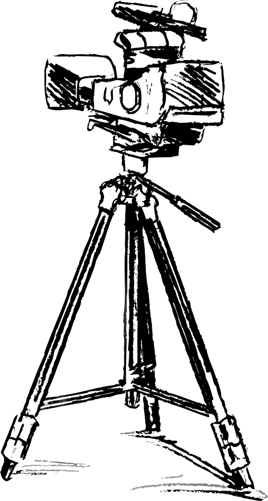 Video Camera - Production Écrite Sur Le Métier De Pilote (535x1000), Png Download