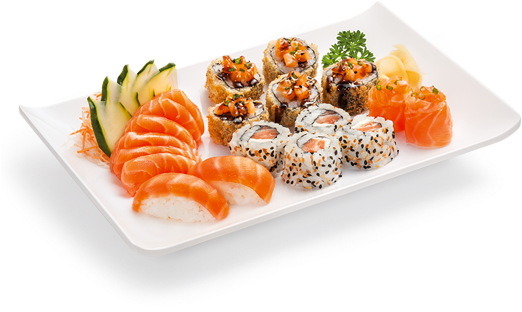 Menu Single - Combinado Sushi (530x320), Png Download
