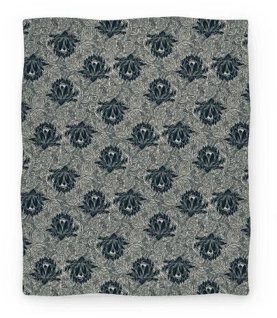 Lotus Flower Pattern Blanket - 5 X 7 Rust Area Rugs (484x484), Png Download