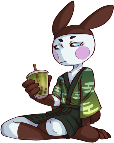 Here's A Genji To Go With That Kabuki I Drew - Cartoon (500x539), Png Download