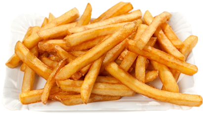 Download - Transparent Background Fries Png (419x300), Png Download