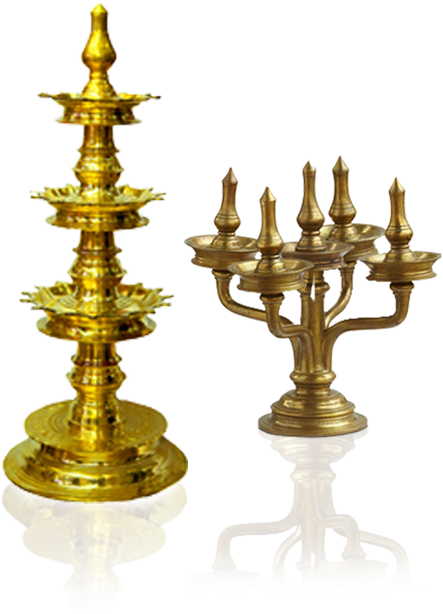 Make Your Own Brass Oil Lamp Vilakku Using Mannar Special - Mannar Craft (660x800), Png Download