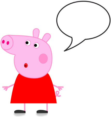 Peppa Pig (566x800), Png Download
