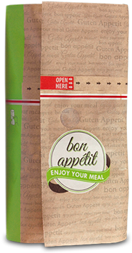 Snack Bag Pure Paper - Snack Bag Pure Paper Printed Sandwich Wrap 21.5 X 6 (480x480), Png Download