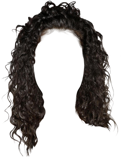 Graphic Transparent Afro Clipart Toupee - Afro Wig Transparent Png (500x700), Png Download