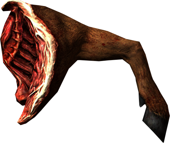 Leg Of Goat - Leg Of Goat Roast Skyrim (542x457), Png Download