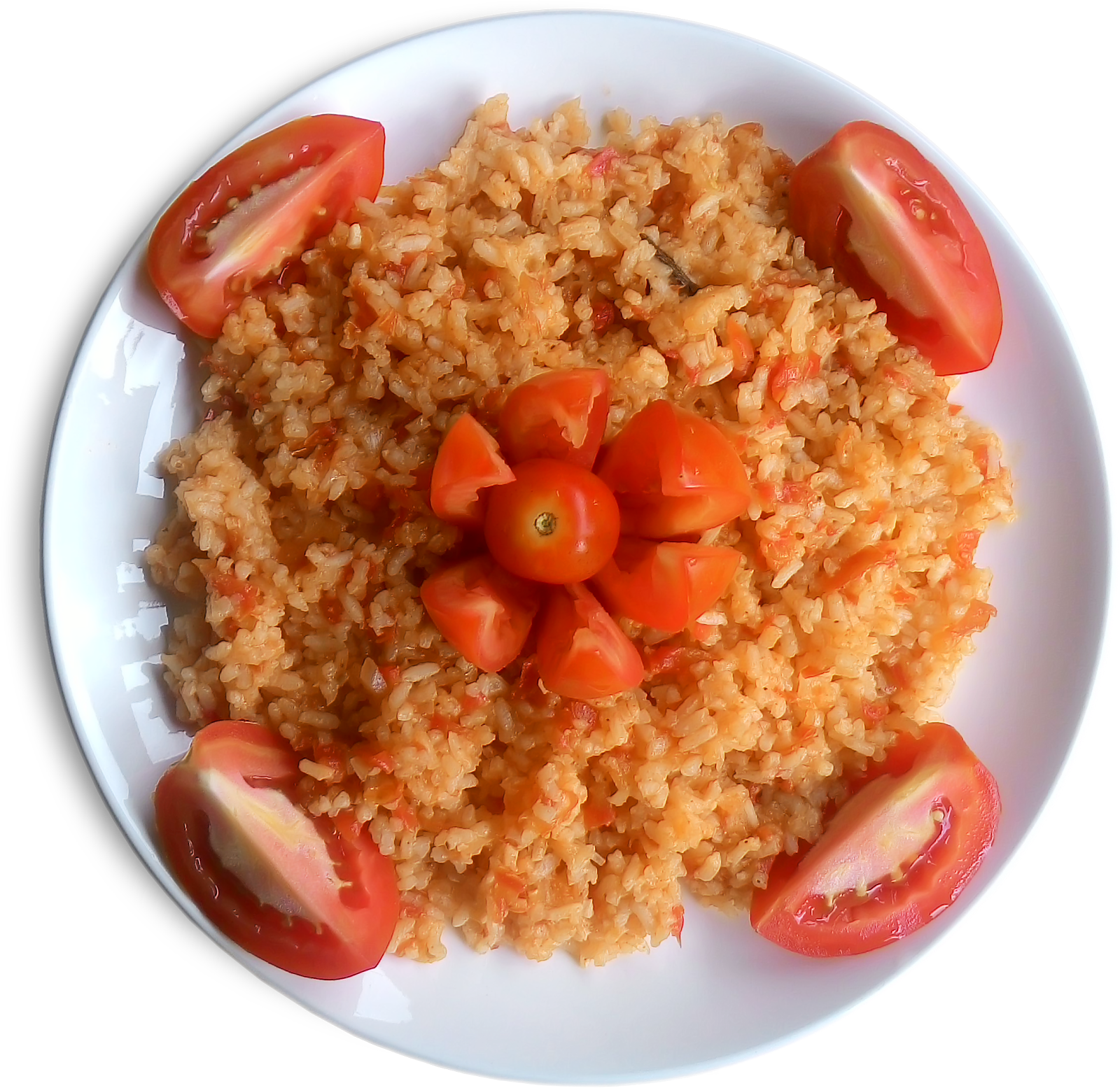 64) Tomato Rice - Tomato Rice Images Png (1600x1555), Png Download