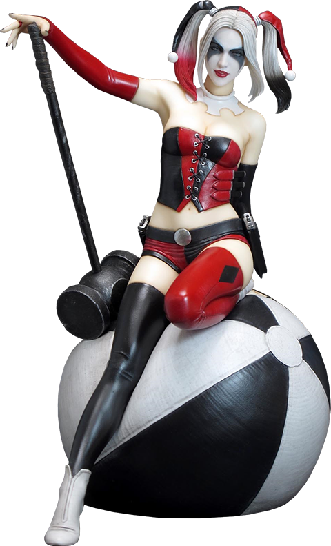 Harley Quinn Png - Harley Quinn Statue By Luis Royo (480x791), Png Download