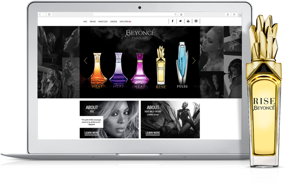 Scr09 Beyonce 01 - Beyonce - Rise Eau De Parfum Spray (100ml/3.4oz) (1000x682), Png Download