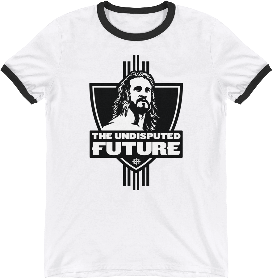 Seth Rollins "the Undisputed Future" Unisex Ringer - T-shirt (1000x1000), Png Download