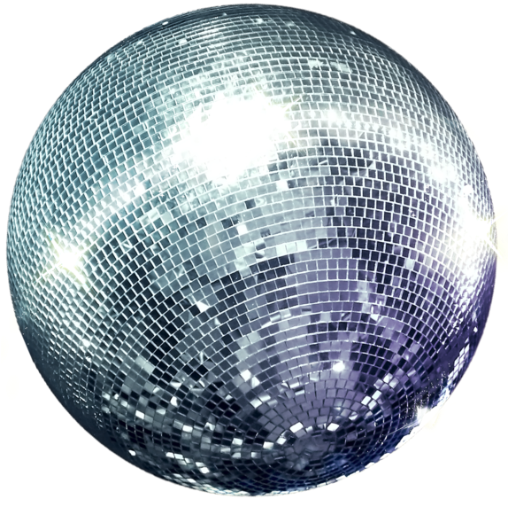 Share This Image - Disco Ball High Resolution (573x600), Png Download