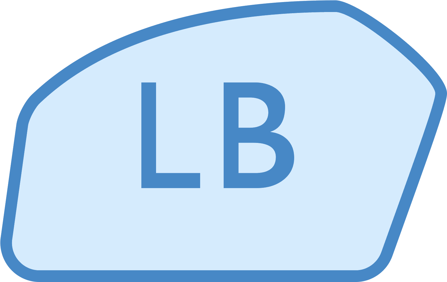 Xbox Lb Icon - Angle (1600x1600), Png Download