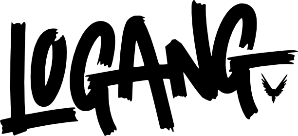 Youtube, Personal Use, Logan Paul Logang - Logang Logo Black And White (612x279), Png Download