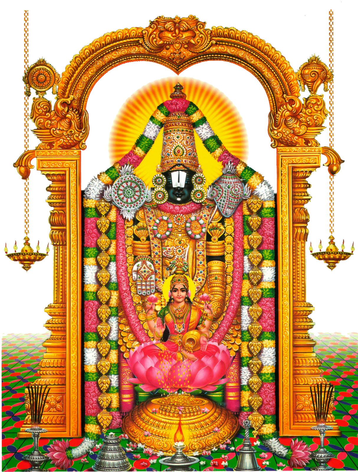 Venkateswara Png Image - Venkateswara Swamy (1214x1600), Png Download