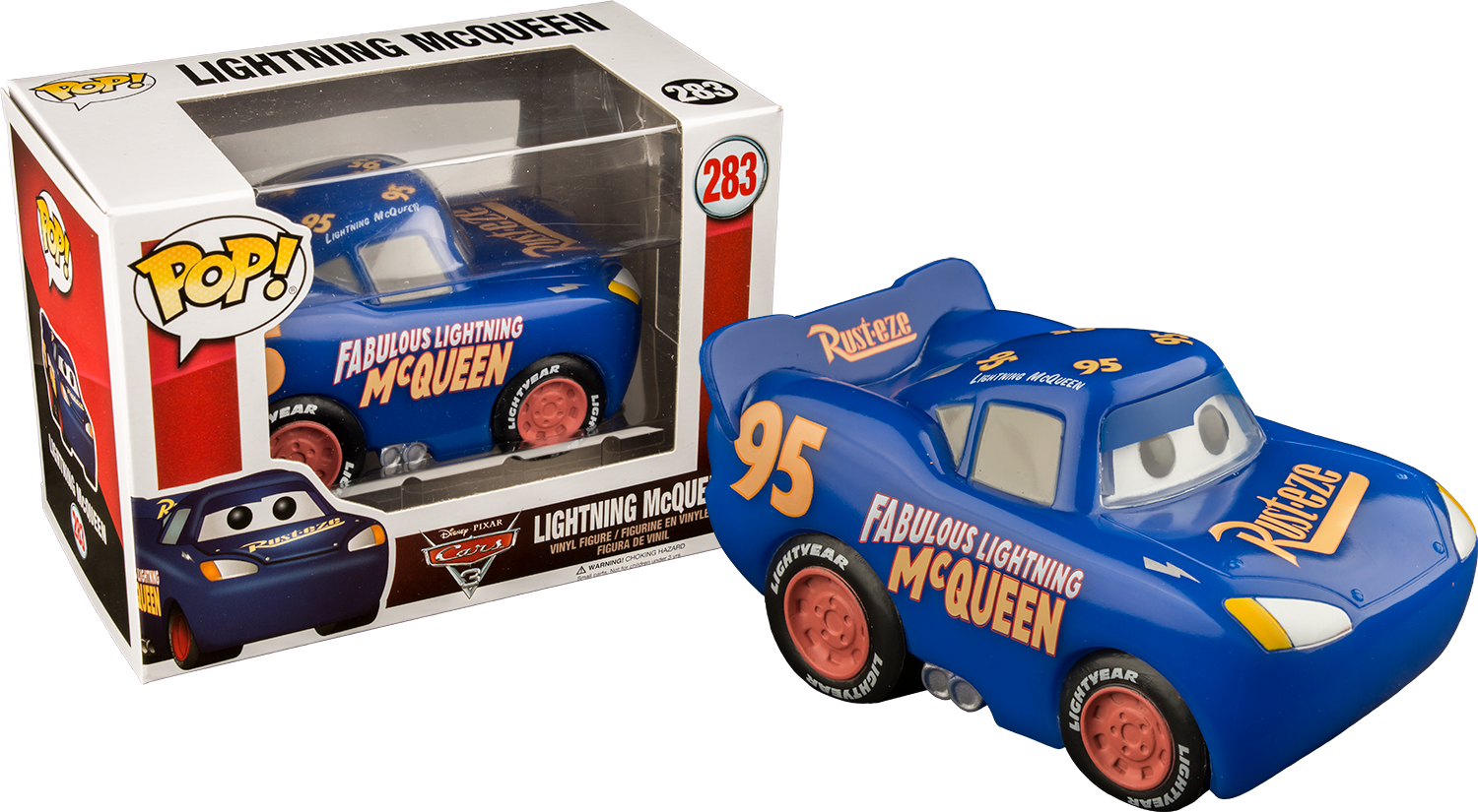 Cars - Lightning Mcqueen Funko Pop (1500x825), Png Download