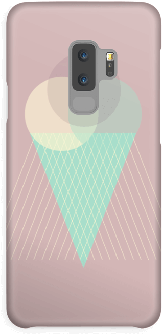 Pinkish Ice Cream Case Galaxy S9 Plus - Mobile Phone Case (440x800), Png Download