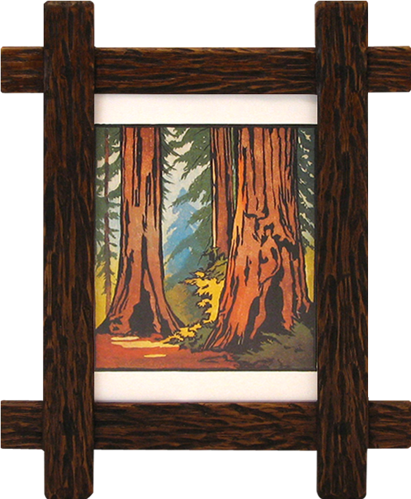 Rustic Style Picture Frame (800x800), Png Download