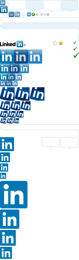 [linkedin] Error With Linkedin Icon - Electric Blue (270x891), Png Download