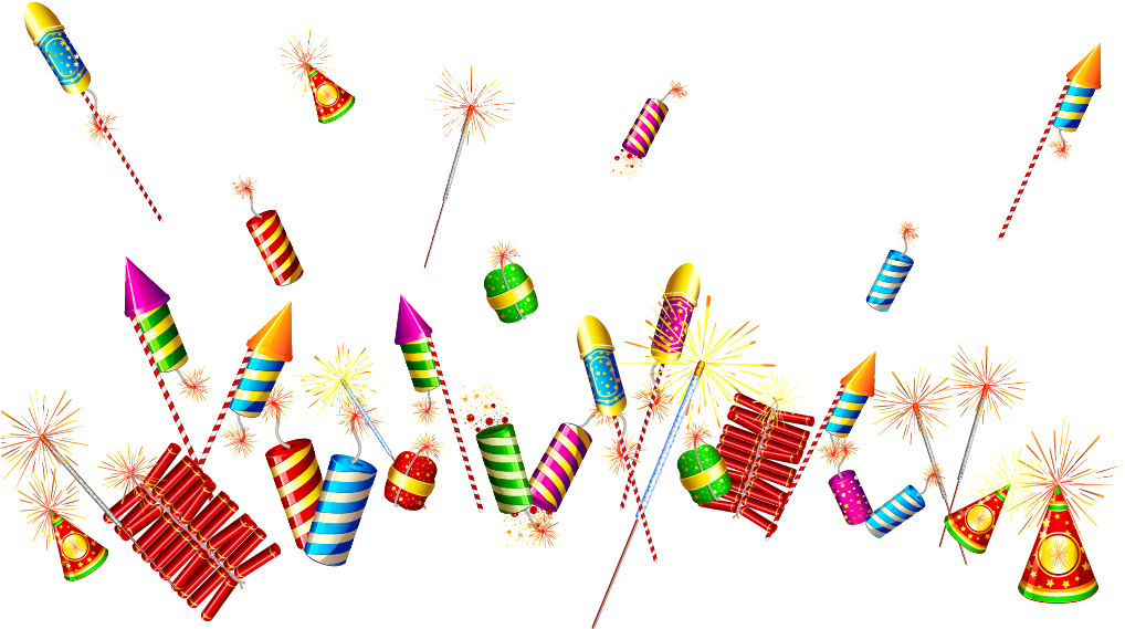 Diwali Crackers Free Png Image - Firecrackers Fireworks Png (1042x1042), Png Download