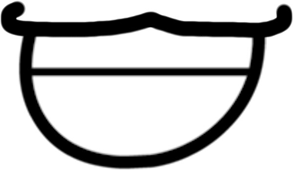 Cat Face Mouth - Cat Mouth Png (655x398), Png Download