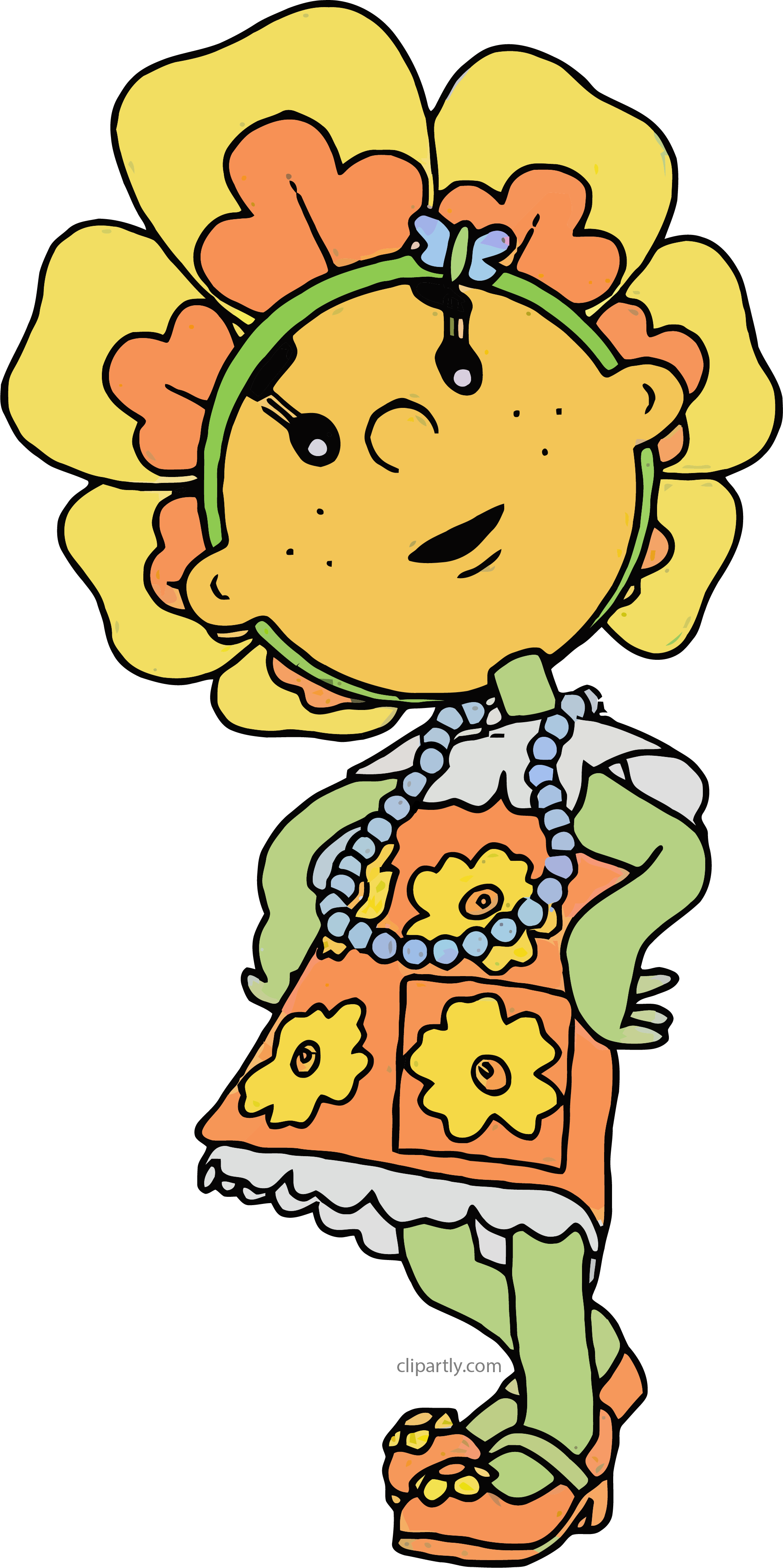 Primrose Fifi And The Flowertots Clipart - Clip Art (1983x3971), Png Download