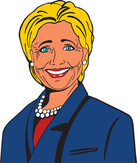 Cartoon-2026565 - Hillary Clipart (538x640), Png Download