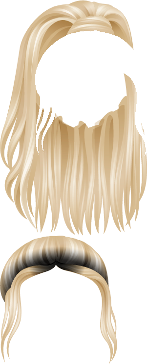 Hair Png, Unicorn, Tree Structure, Unicorns - Momio Hair No Edit (301x743), Png Download