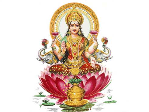 Lakshmi Mata Png High-quality Image - Goddess Of Fortune (490x368), Png Download