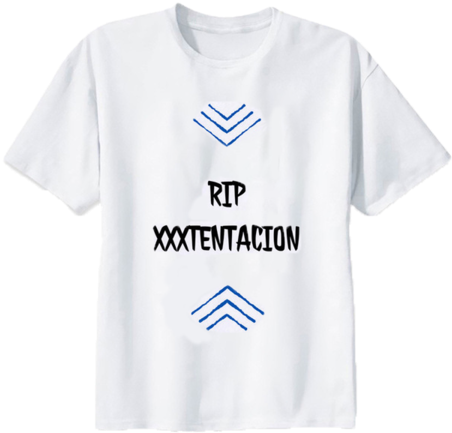 "rip Xxxtentacion" - T-shirt - " - Xxxtentacion T Shirt (480x480), Png Download