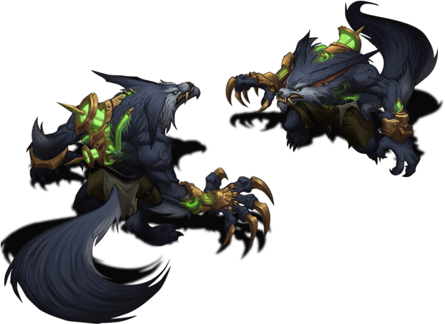 1 League Of Legends - Warwick The Uncaged Wrath Of Zaun (642x460), Png Download