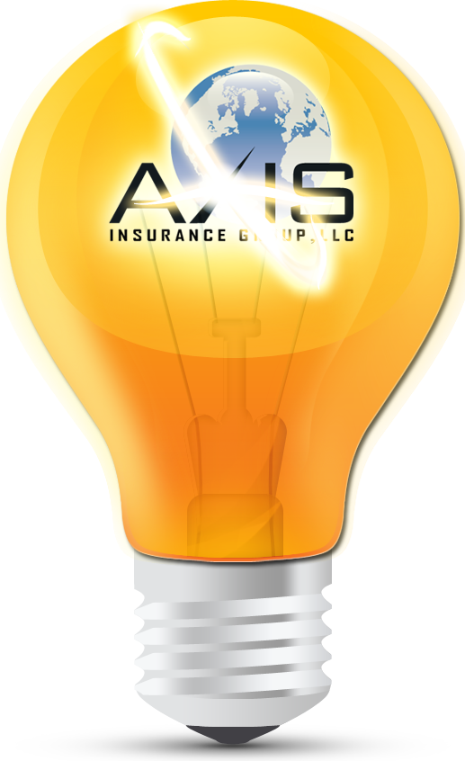 Axis Glossy Orange Light Bulb - Incandescent Light Bulb (517x846), Png Download