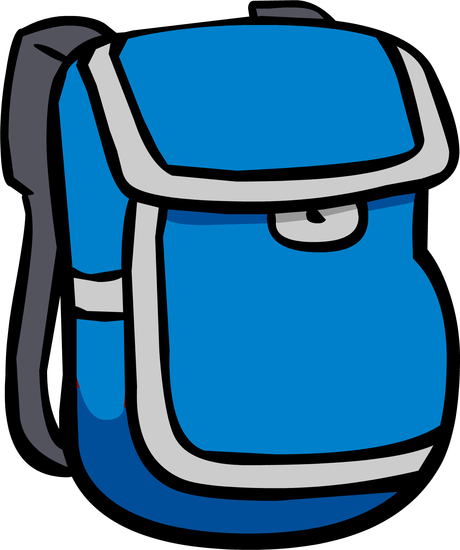Download Blue Backpack Mochilas Club Penguin Png Image With No Background Pngkey Com