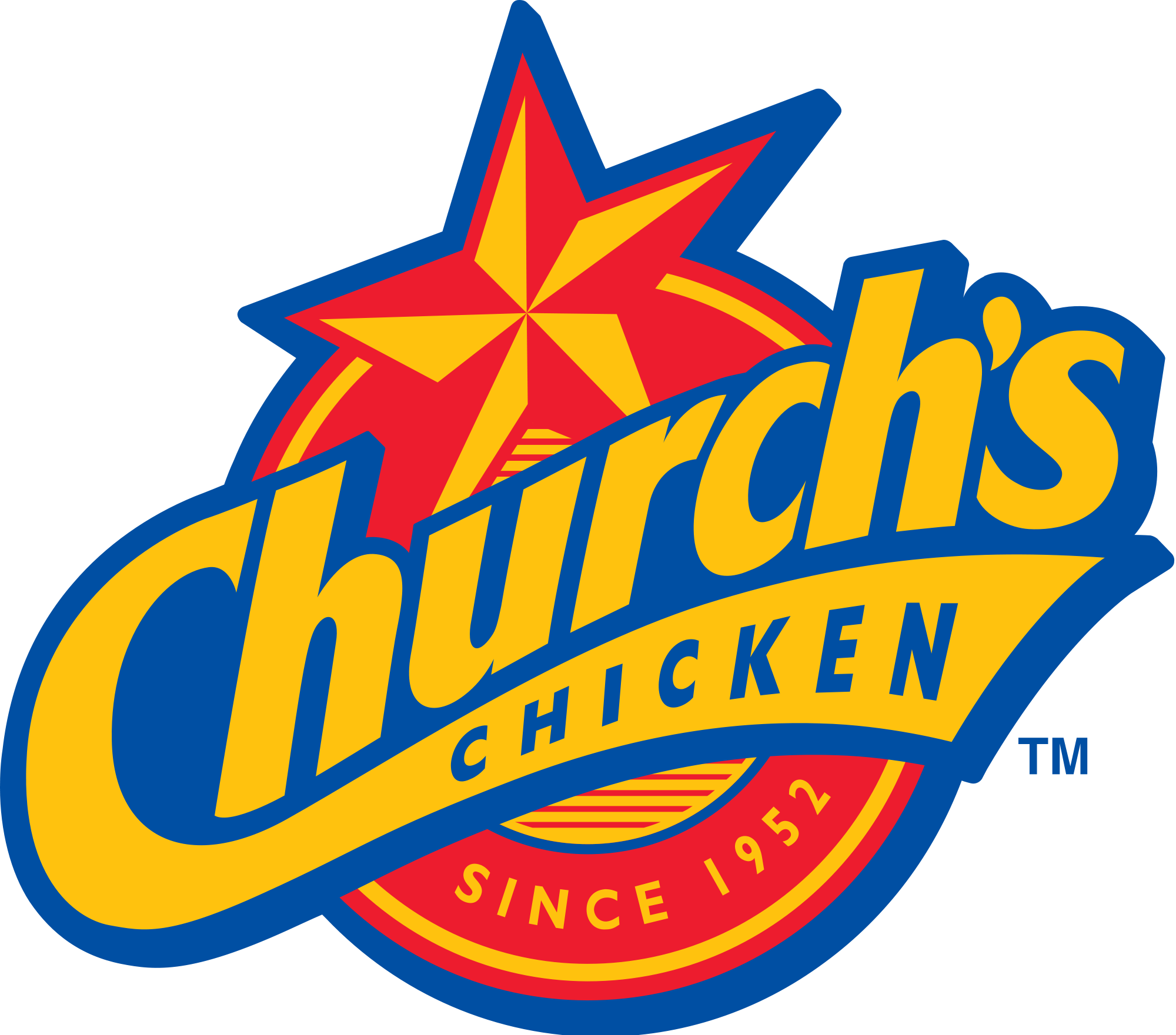 Churchs Chicken - Church's Chicken Logo Png (2000x1761), Png Download