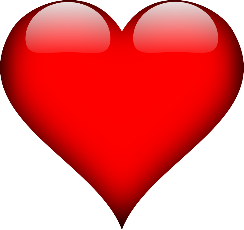 Heart Png - Shiny Red Heart (765x720), Png Download