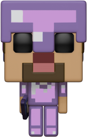 Funko Pop Steve In Enchanted Armor (560x560), Png Download