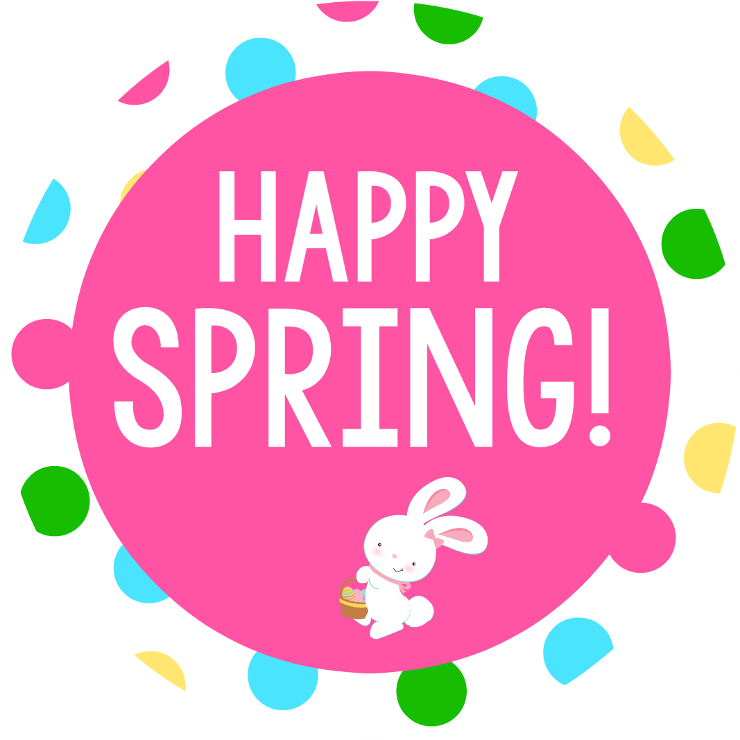 Spring Vector Happy - Happy Easter Tag (1080x1080), Png Download