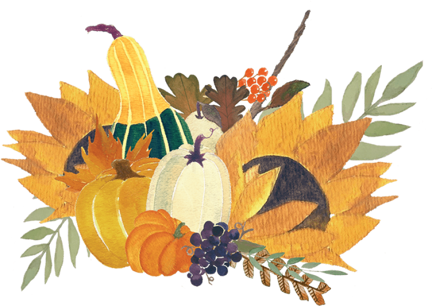Happy Thanksgiving From All Of Us At Formations Design - Thanksgiving (750x585), Png Download