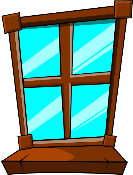 Windows Clipart Ventana Free Collection Download And - Cartoon Picture Of A Window (480x640), Png Download