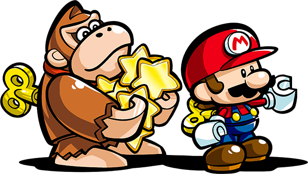 Tipping Stars Is Out Now On The North American Eshop - Mario Vs Donkey Kong Tipping Stars | Nintendo Wii U (599x339), Png Download