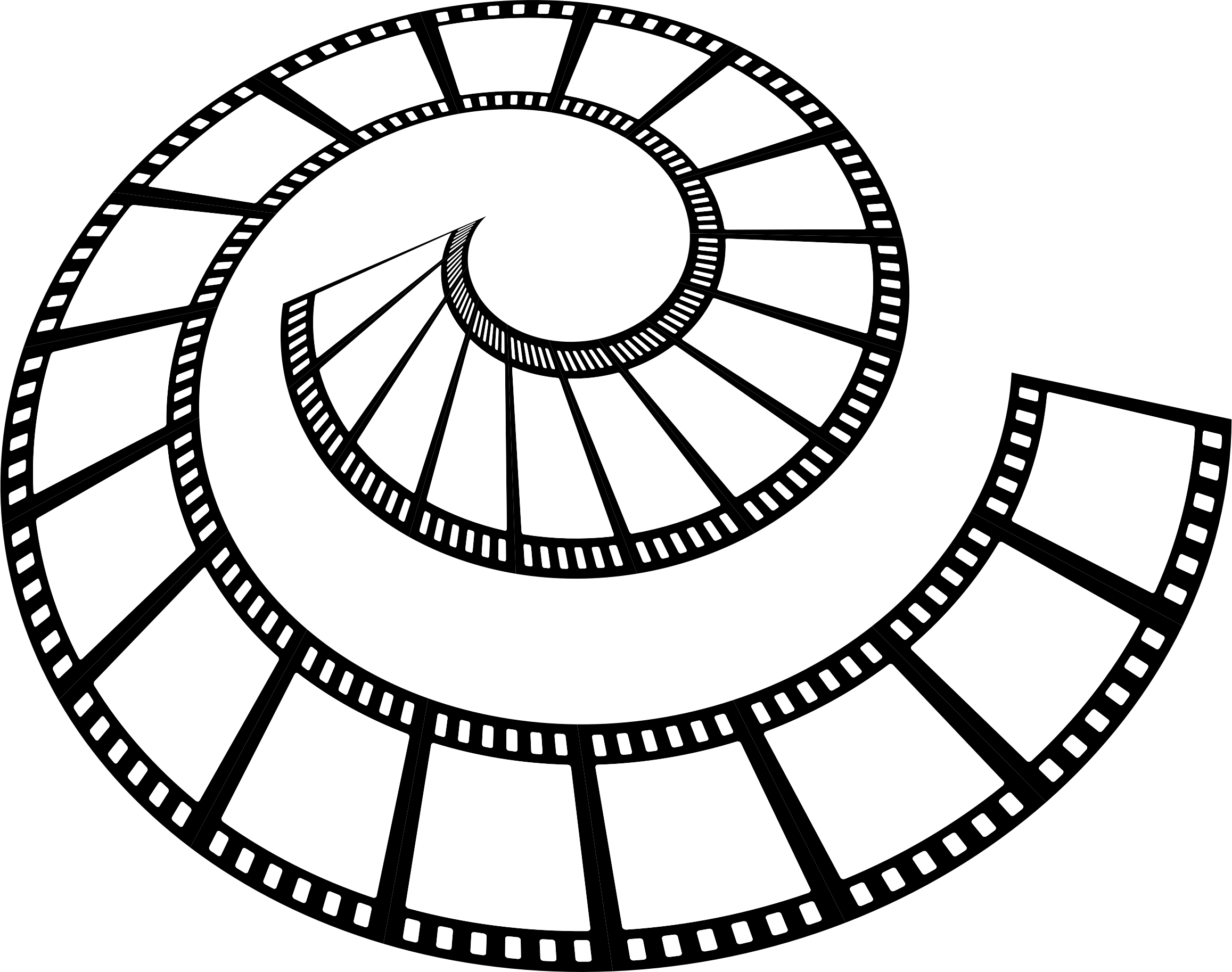 This Free Icons Png Design Of Film Strip Perspective (2314x1826), Png Download
