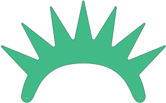 Statue Of Liberty Clipart Hat - Green Flash Brewing (349x349), Png Download