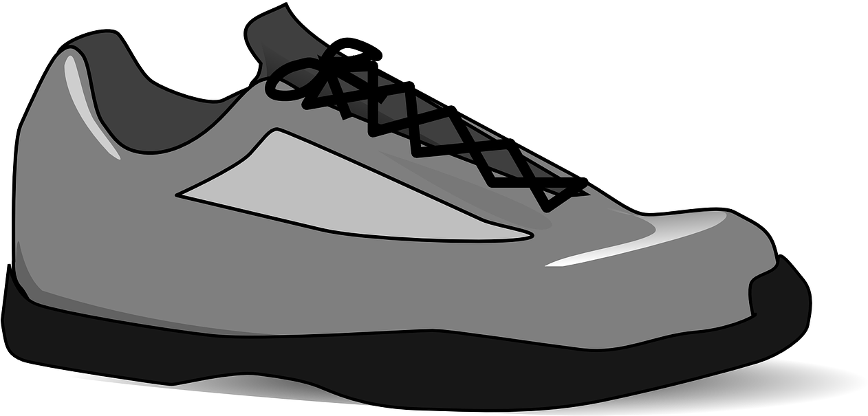 Shoe Sneakers Clip Art - Shoe Clipart Transparent Background (1280x640), Png Download