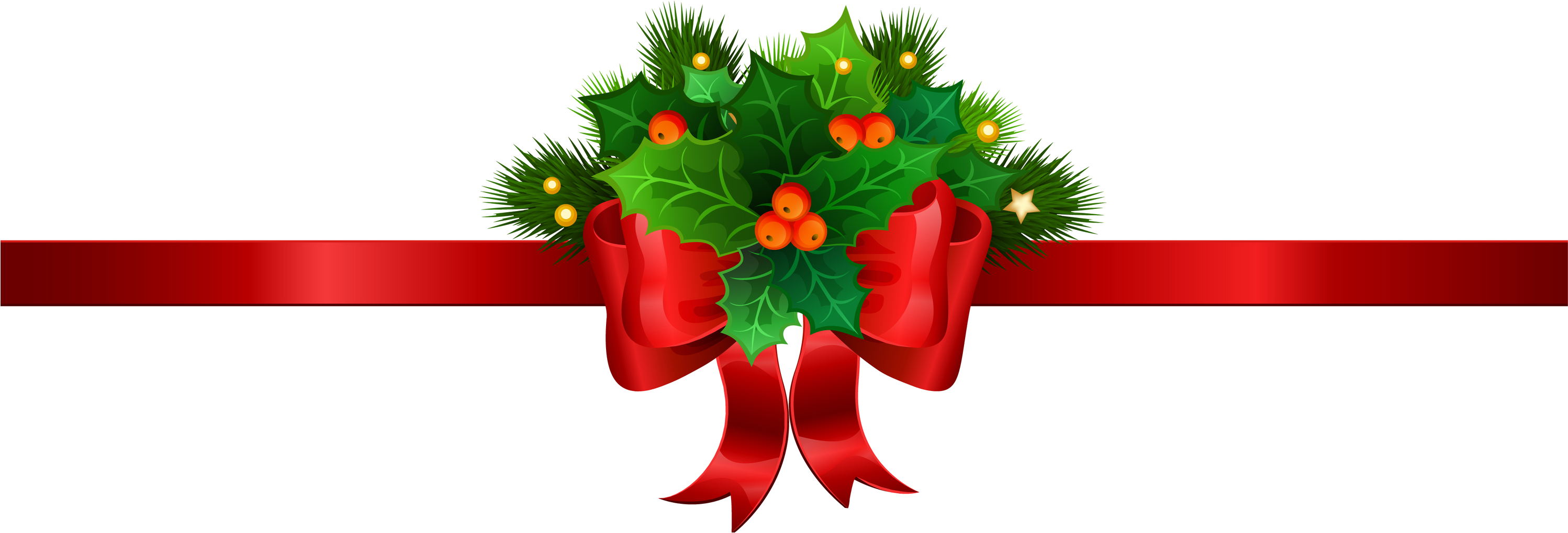 Bigstock Christmas Festive Decoration F Susana S - Christmas Day (2995x1035), Png Download